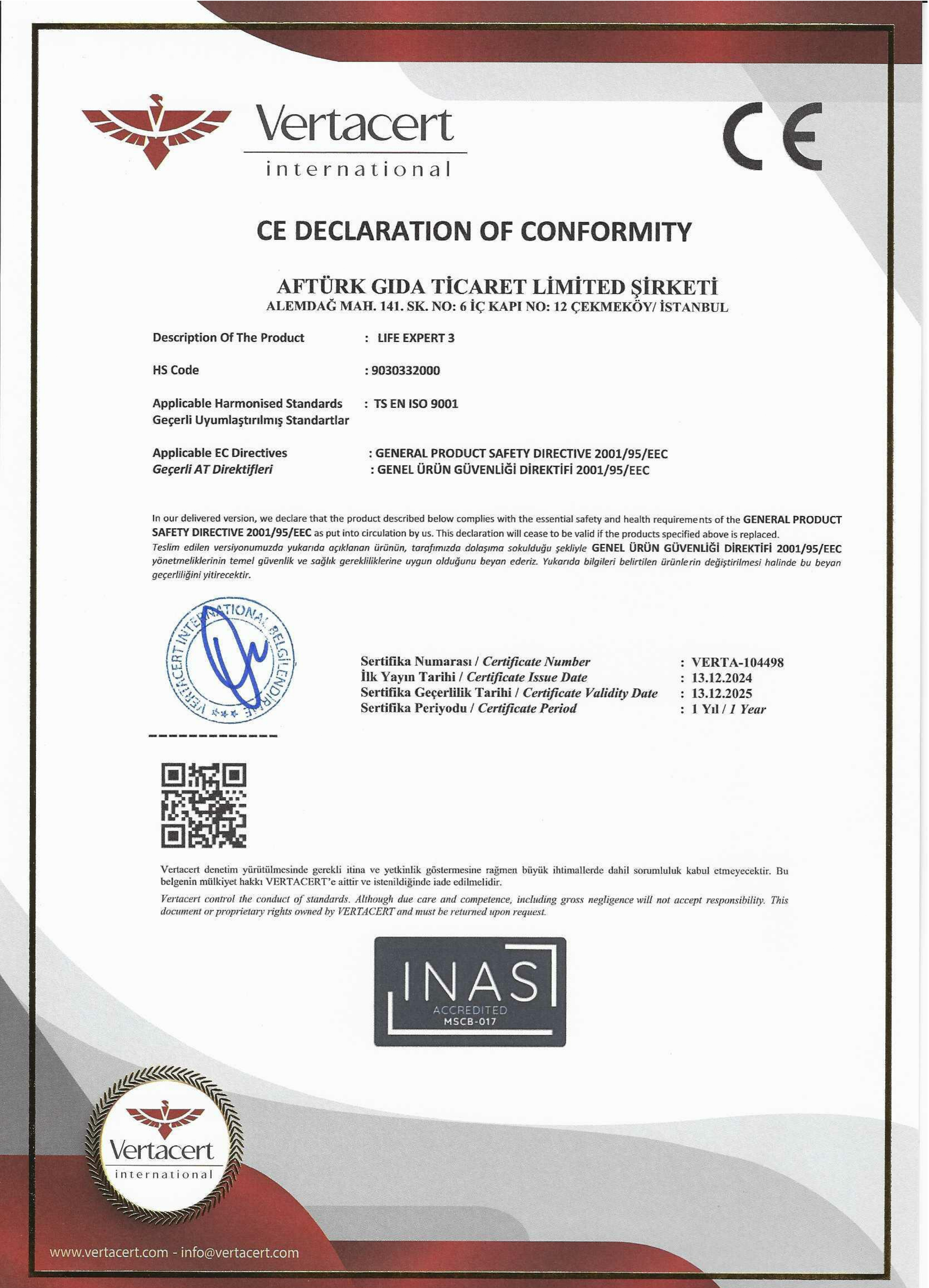 EAC сертификат